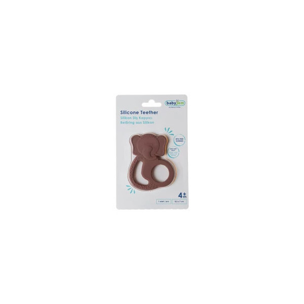 babyjem-silicone-elephant-teether-latte---bpa