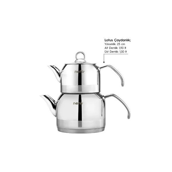 nehir-lotus-midi-stainless-steel-tea-set